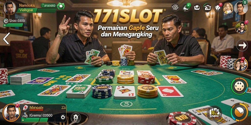 Tampilan menarik saat bermain Gaple di 171SLOT.