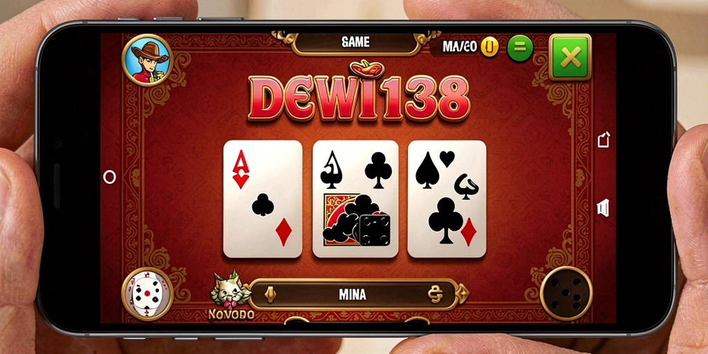 Tampilan gameplay seru DEWI138 saat bermain Domino.