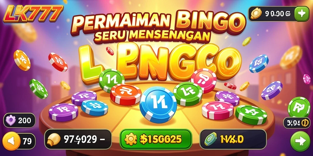 Tampilan menarik saat bermain Bingo di LK777.
