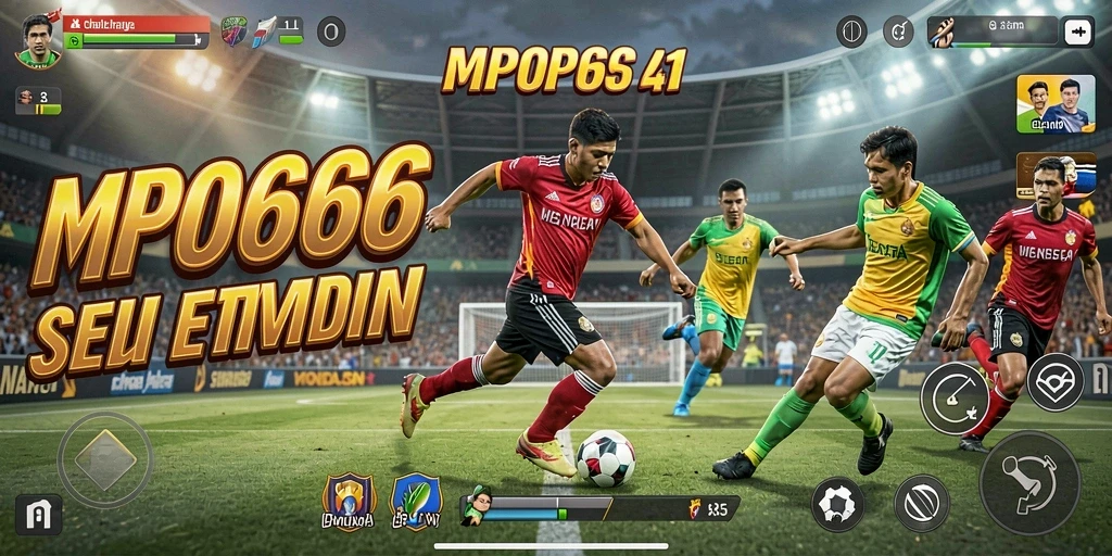 Screenshot MPO666 menampilkan gameplay olahraga yang menegangkan dan seru.