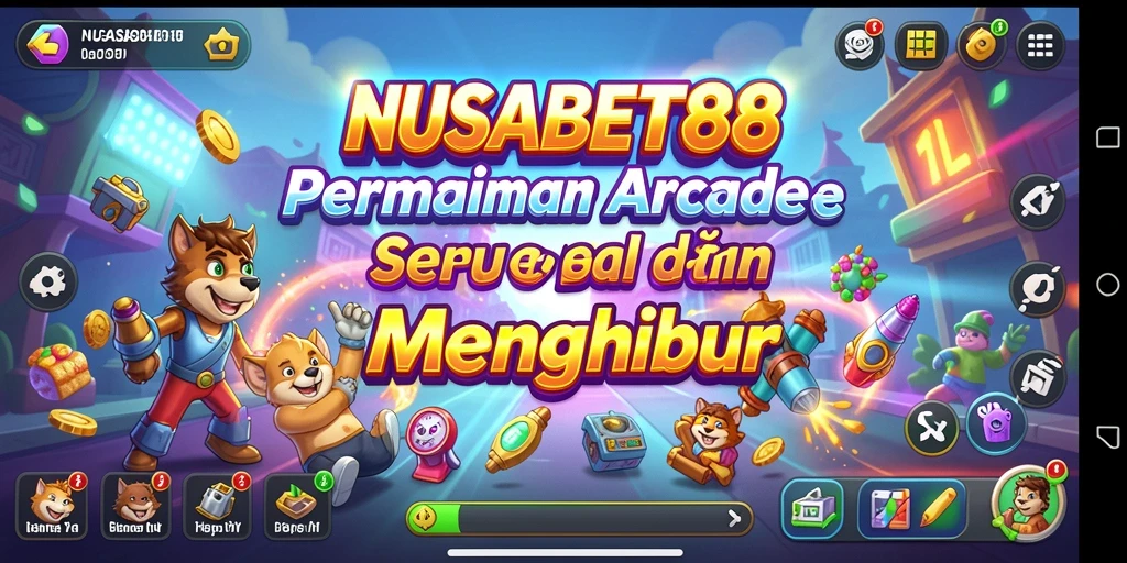 Tampilan gameplay seru NUSABET88 yang mengasyikkan dan penuh warna.