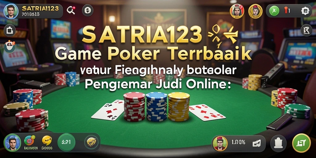 Screenshot gameplay SATRIA123 menunjukkan aksi Poker yang mendebarkan.