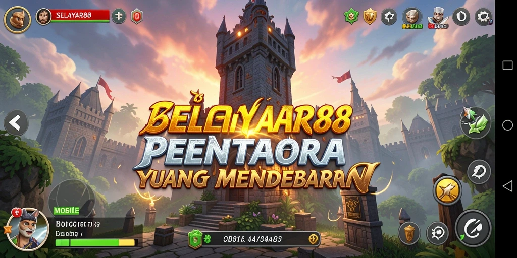 Tangkapan layar menunjukkan aksi seru dalam permainan Tower Defense SELAYAR88.